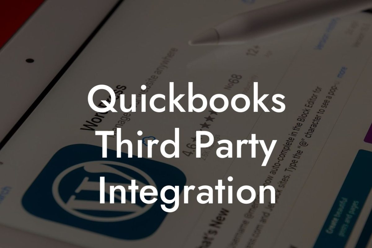 Quickbooks Third Party Integration