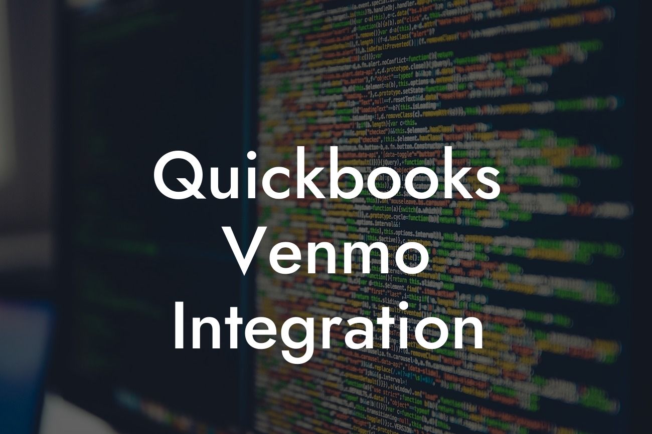 Quickbooks Venmo Integration