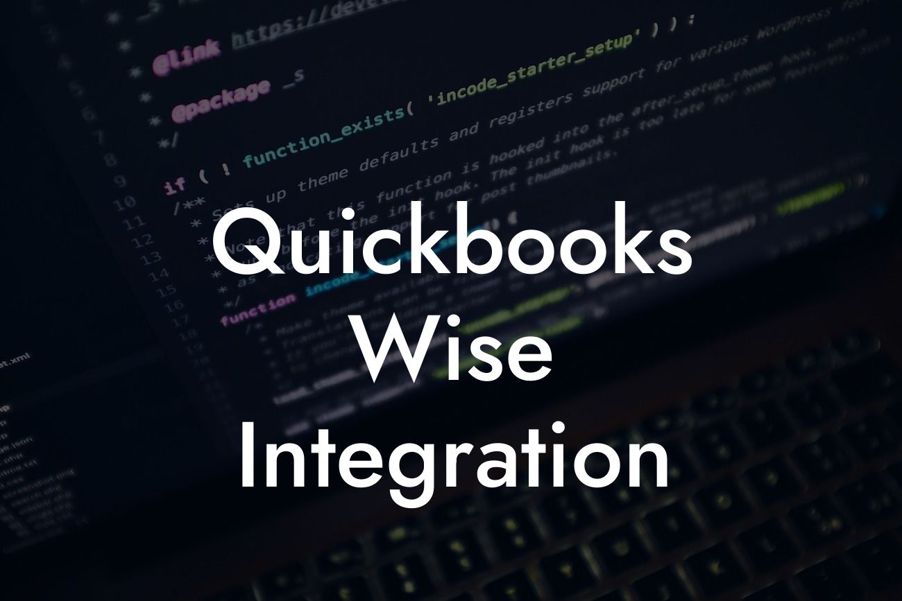 Quickbooks Wise Integration