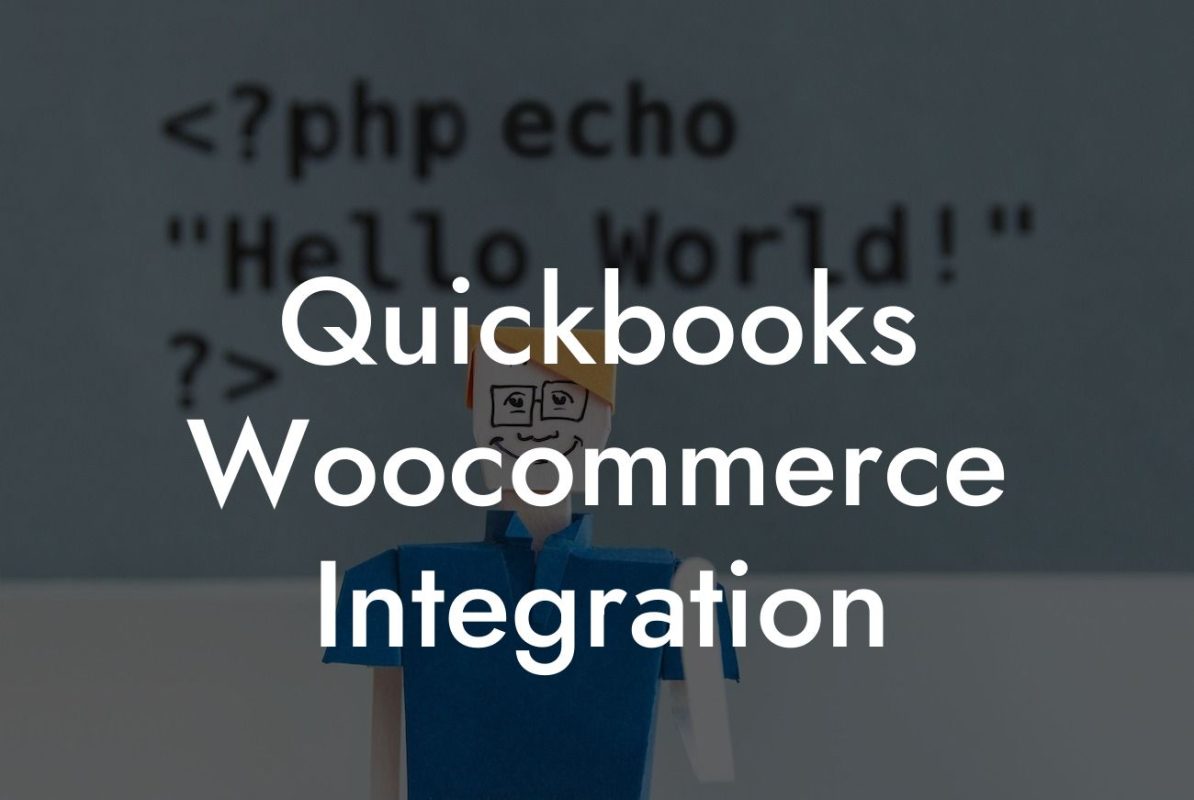 Quickbooks Woocommerce Integration