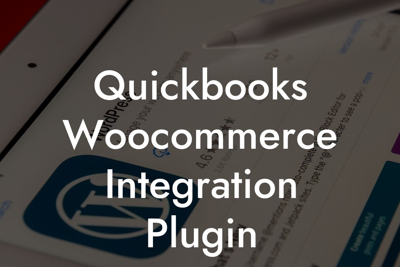 Quickbooks Woocommerce Integration Plugin