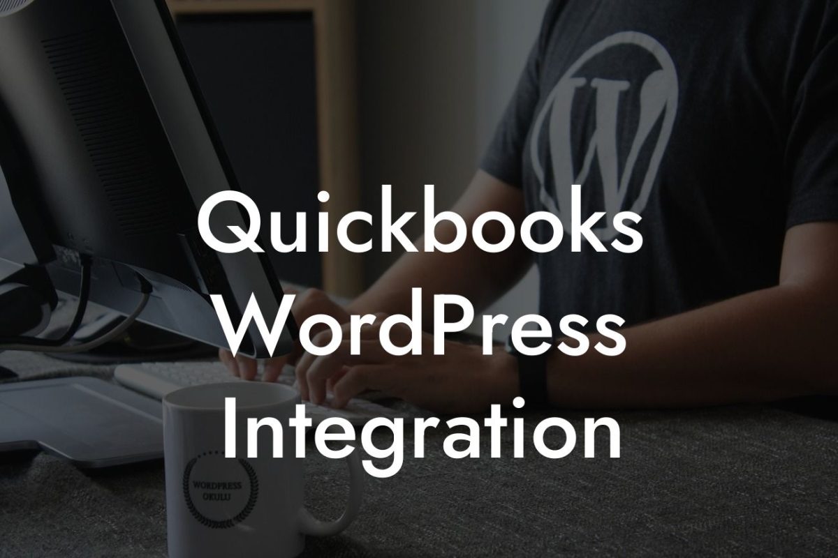 Quickbooks WordPress Integration