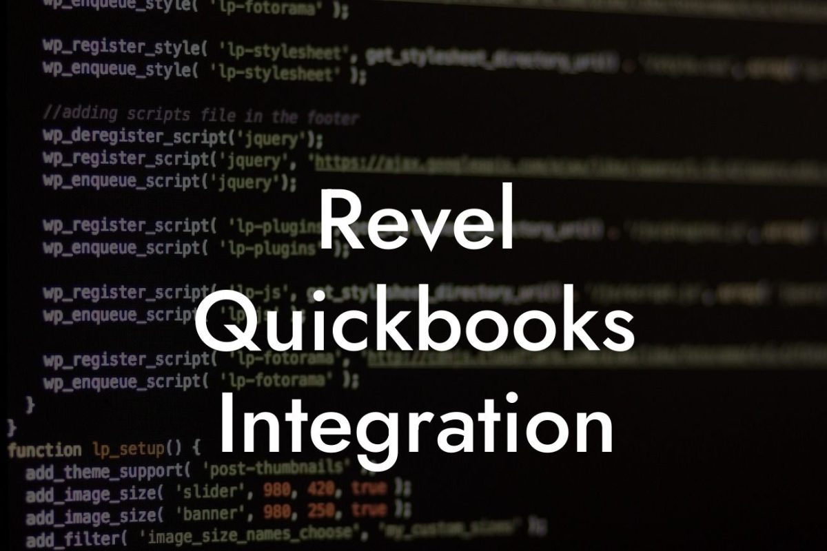 Revel Quickbooks Integration