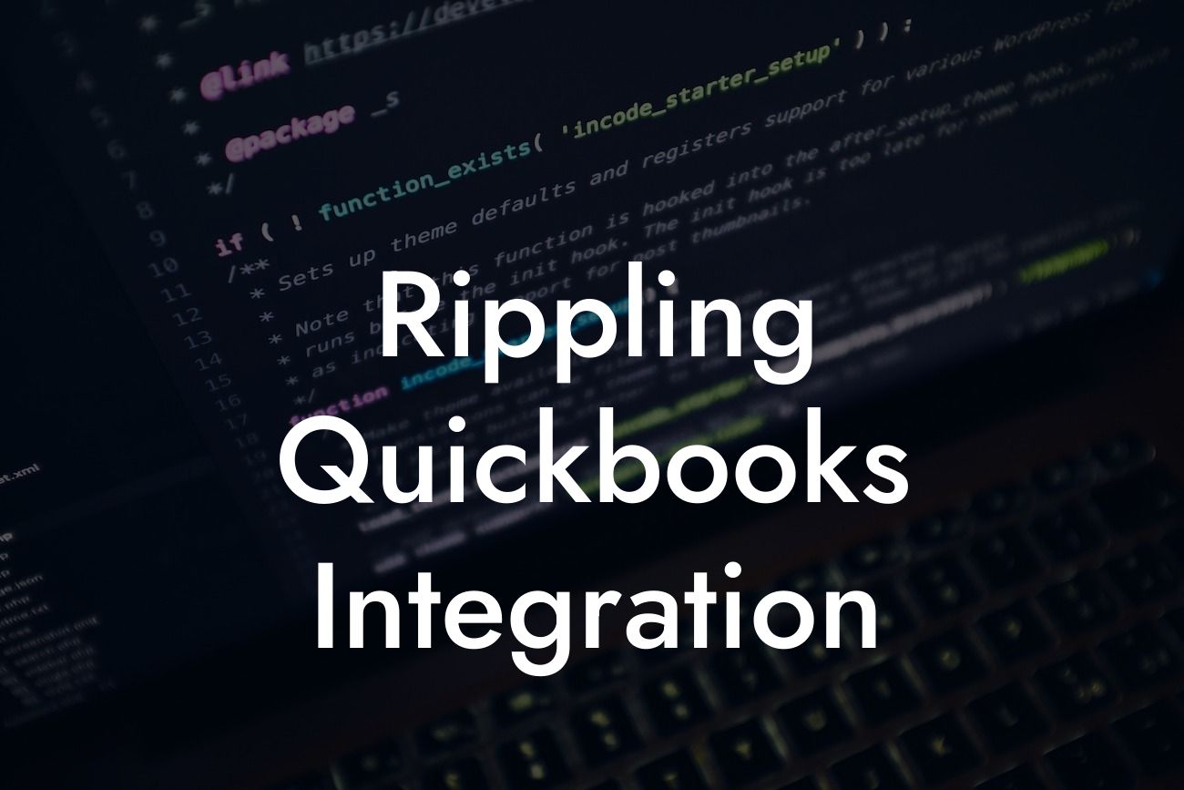 Rippling Quickbooks Integration