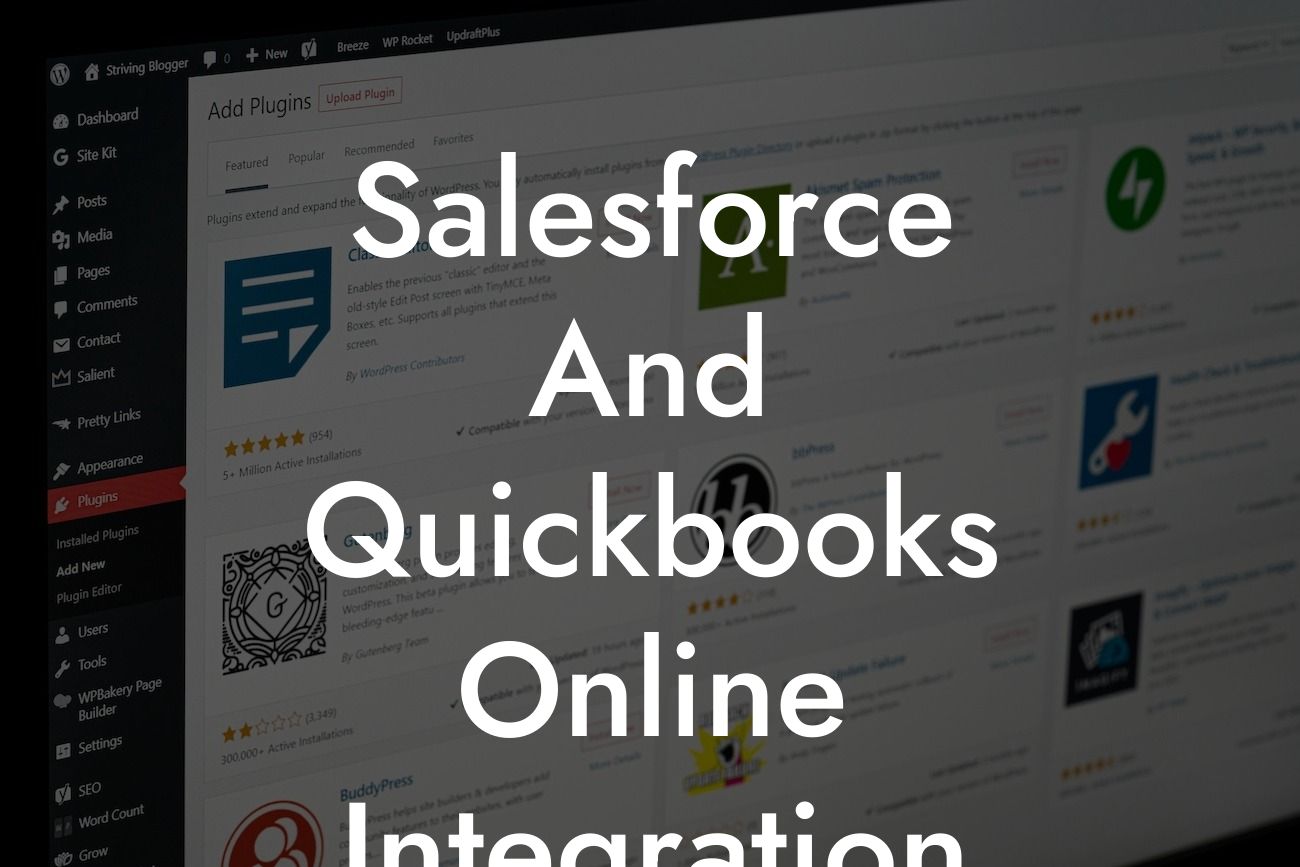 Salesforce And Quickbooks Online Integration