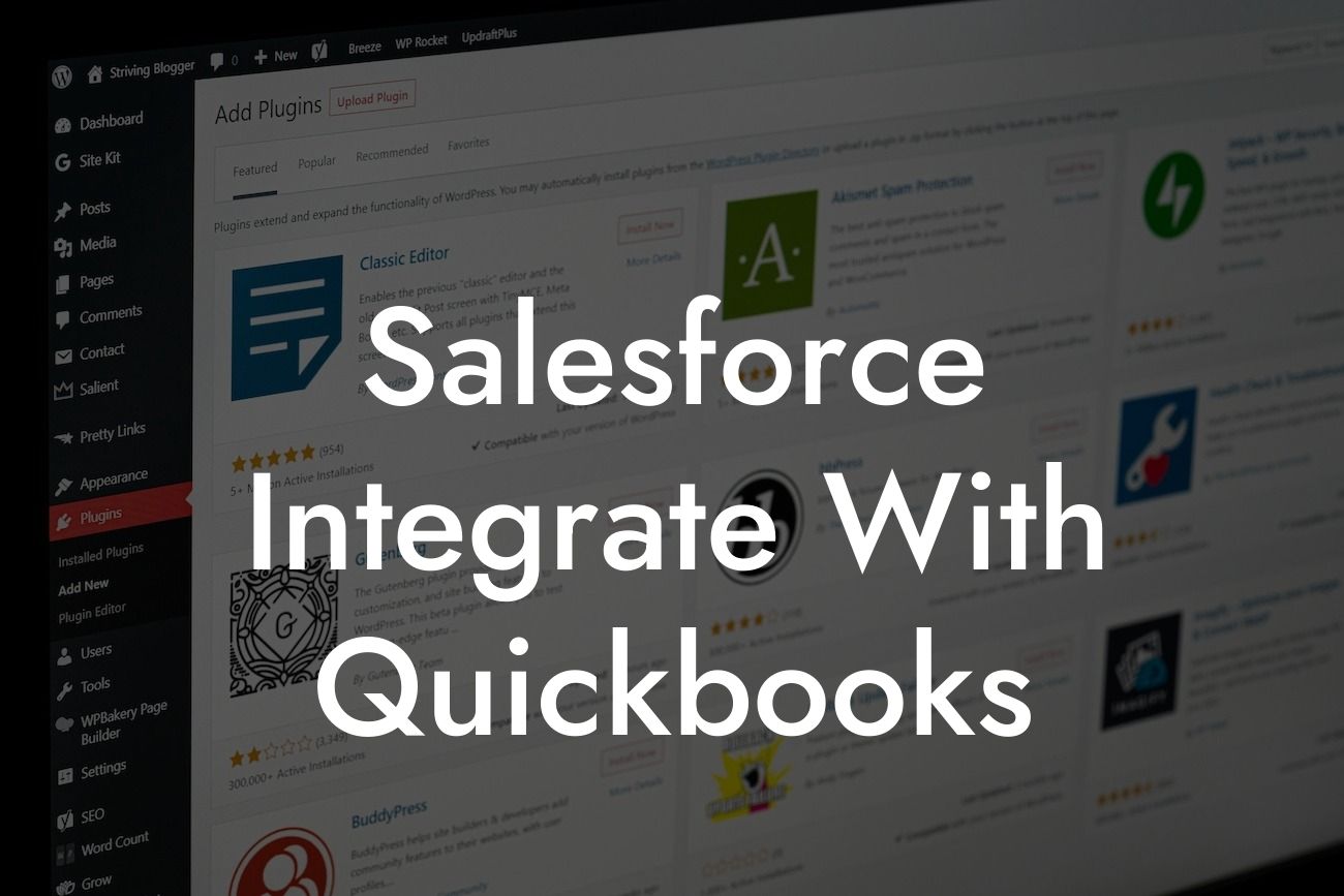 Salesforce Integrate With Quickbooks