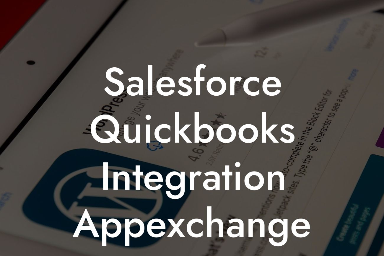 Salesforce Quickbooks Integration Appexchange