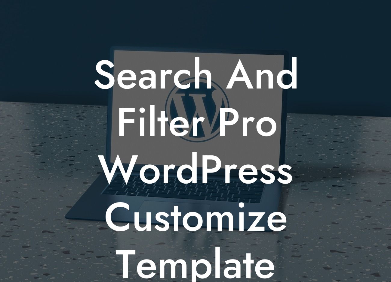 Search And Filter Pro WordPress Customize Template