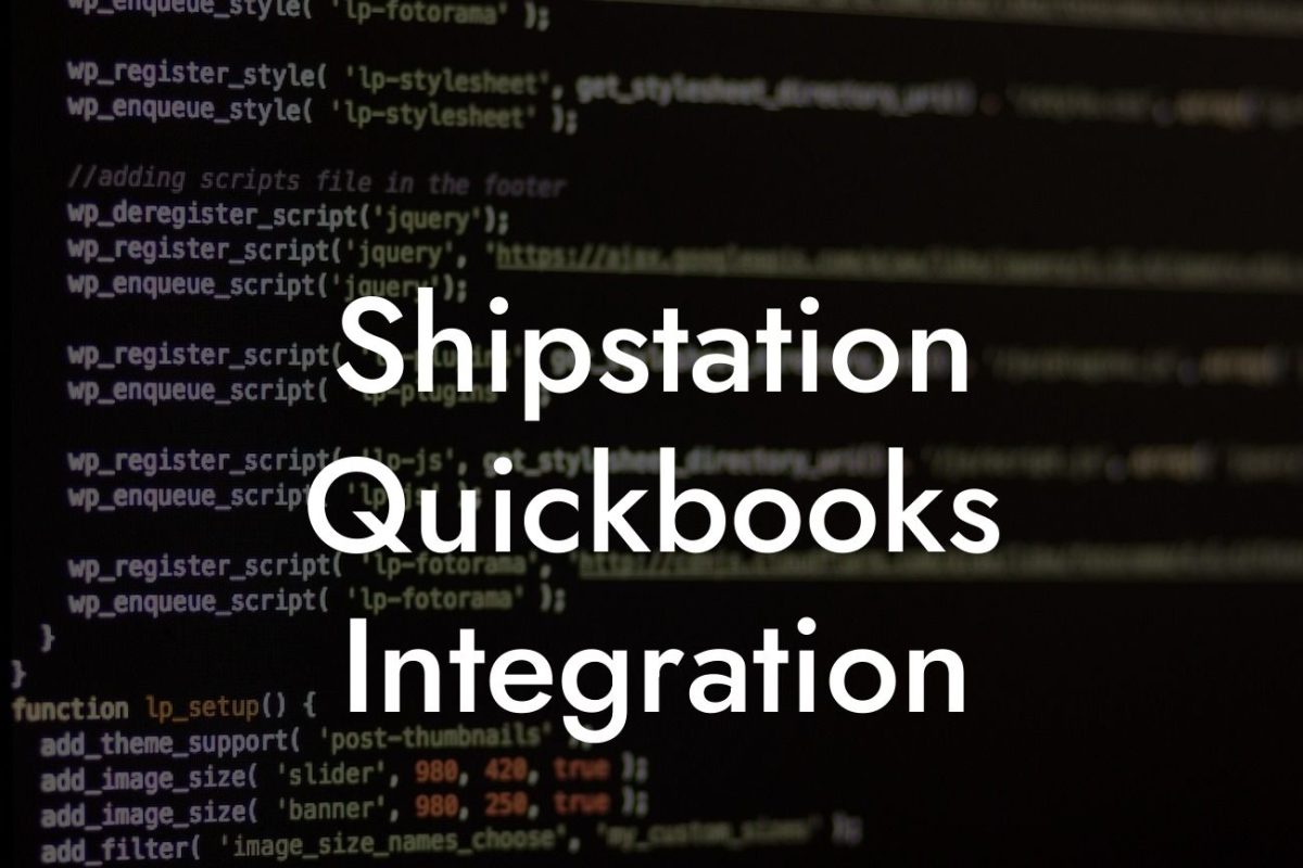 Shipstation Quickbooks Integration