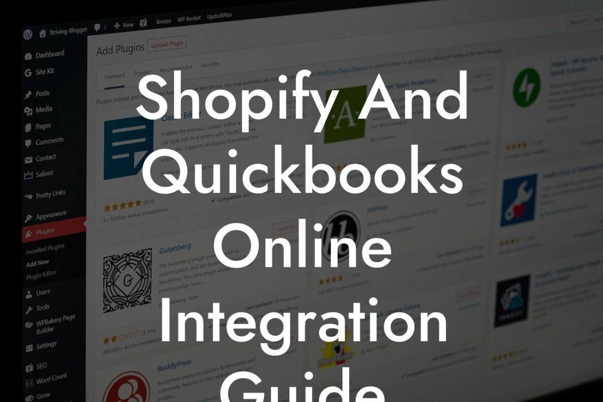 Shopify And Quickbooks Online Integration Guide