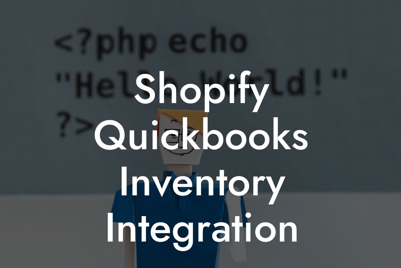 Shopify Quickbooks Inventory Integration