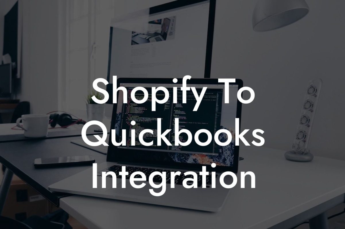 Shopify To Quickbooks Integration