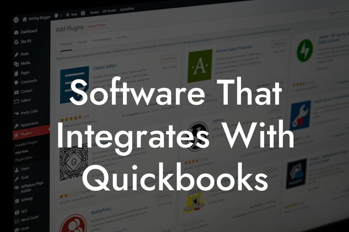 Software That Integrates With Quickbooks