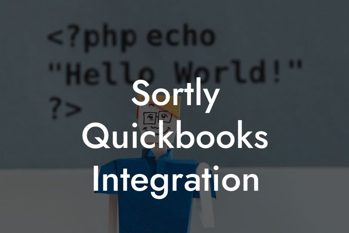 Sortly Quickbooks Integration