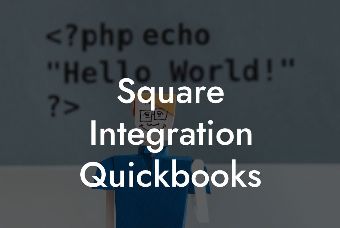 Square Integration Quickbooks