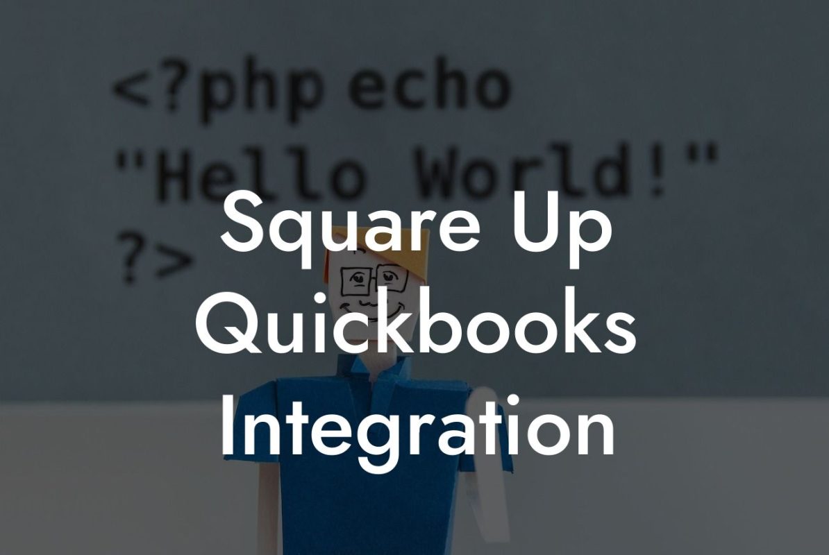 Square Up Quickbooks Integration