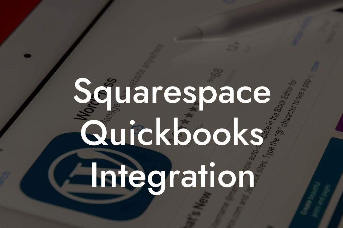 Squarespace Quickbooks Integration