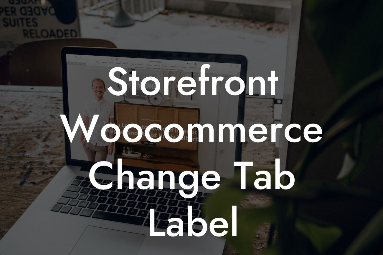 Storefront Woocommerce Change Tab Label