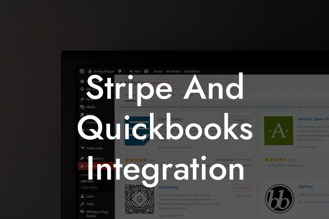 Stripe And Quickbooks Integration