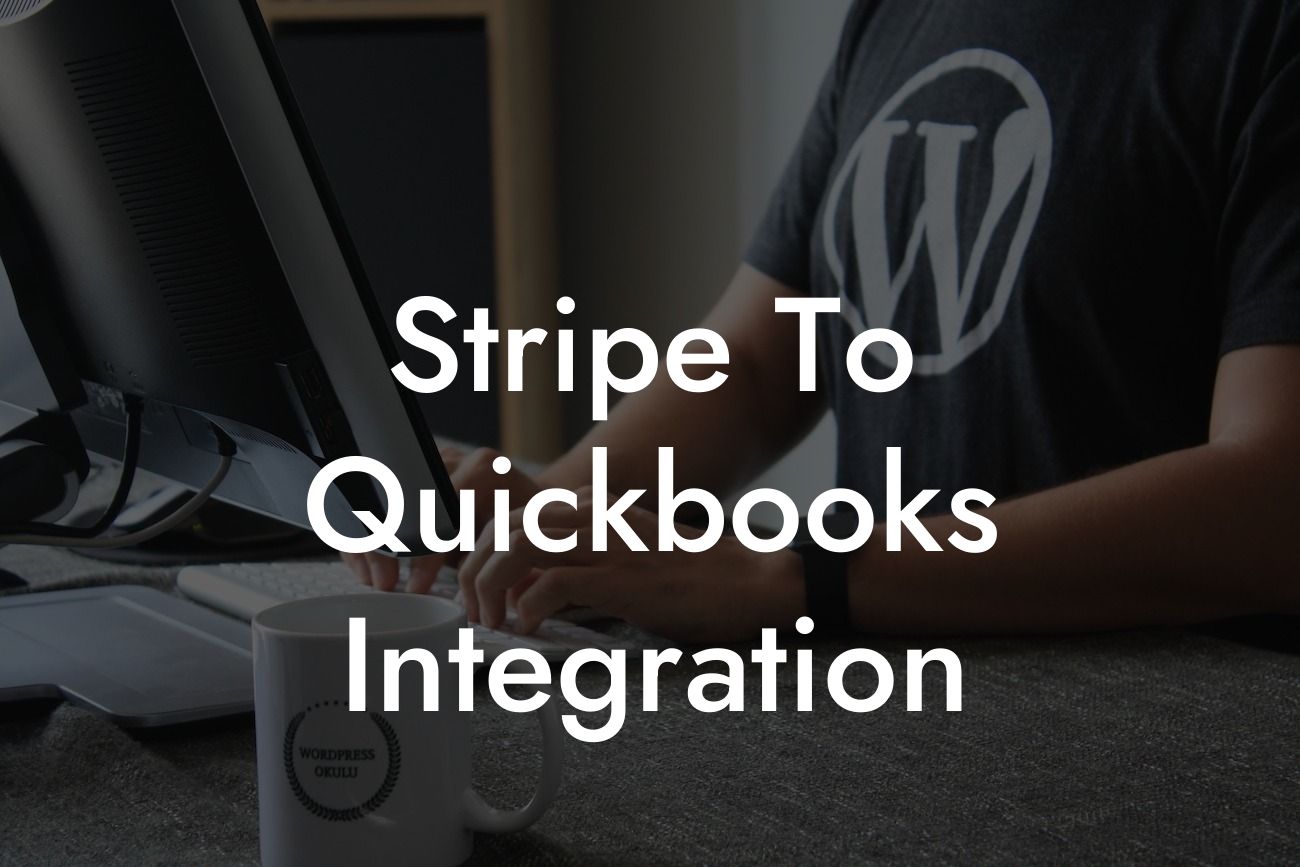 Stripe To Quickbooks Integration