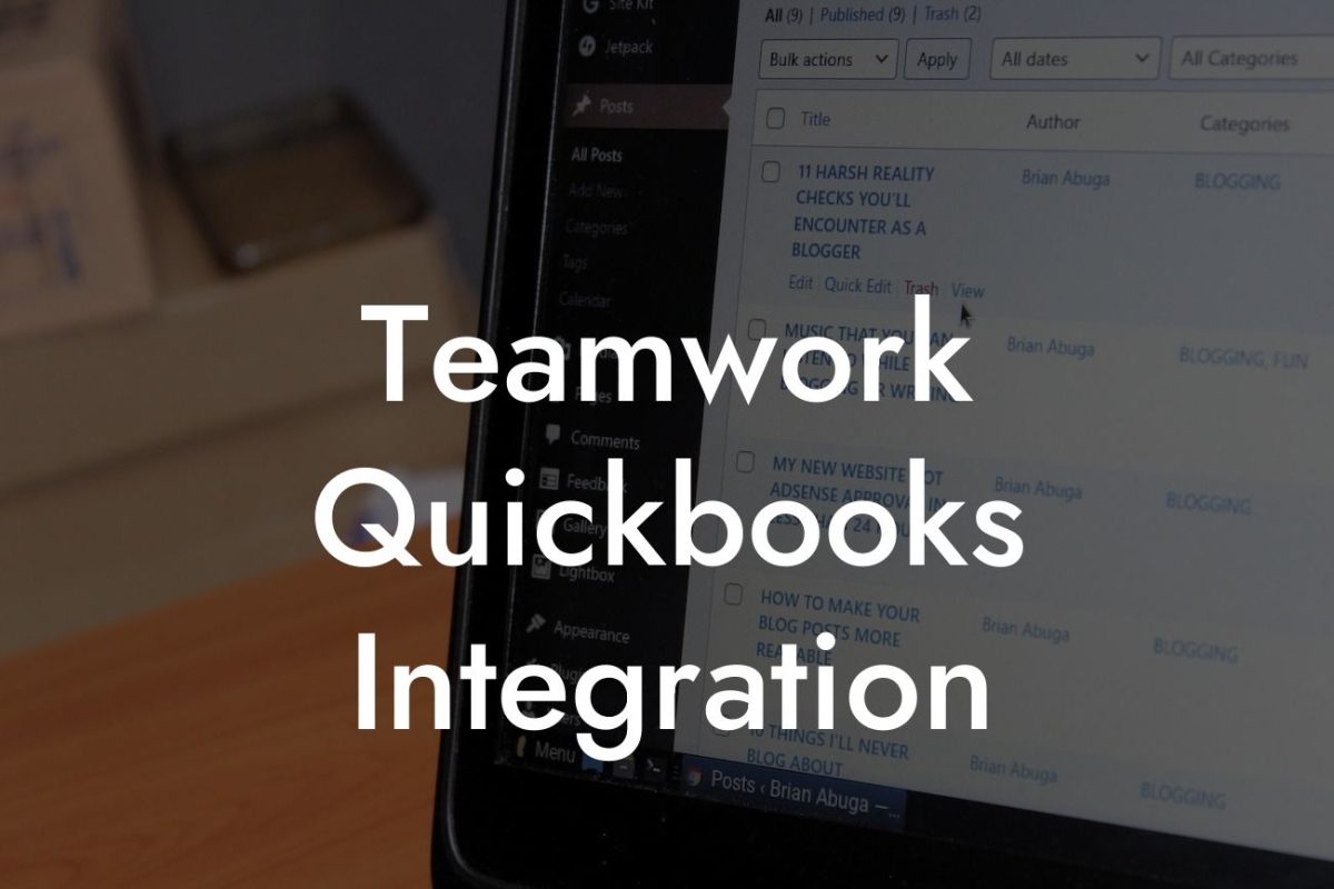 Teamwork Quickbooks Integration