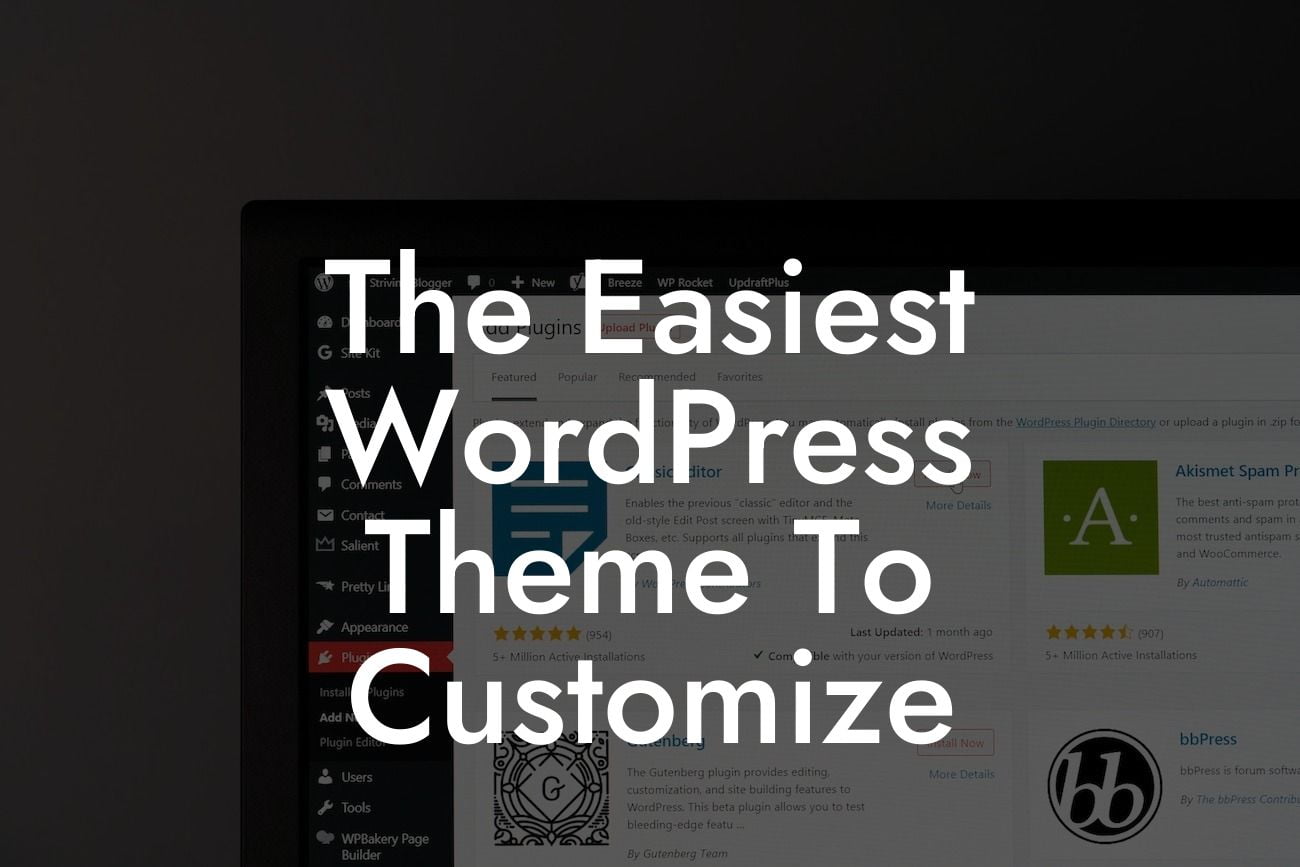 The Easiest WordPress Theme To Customize