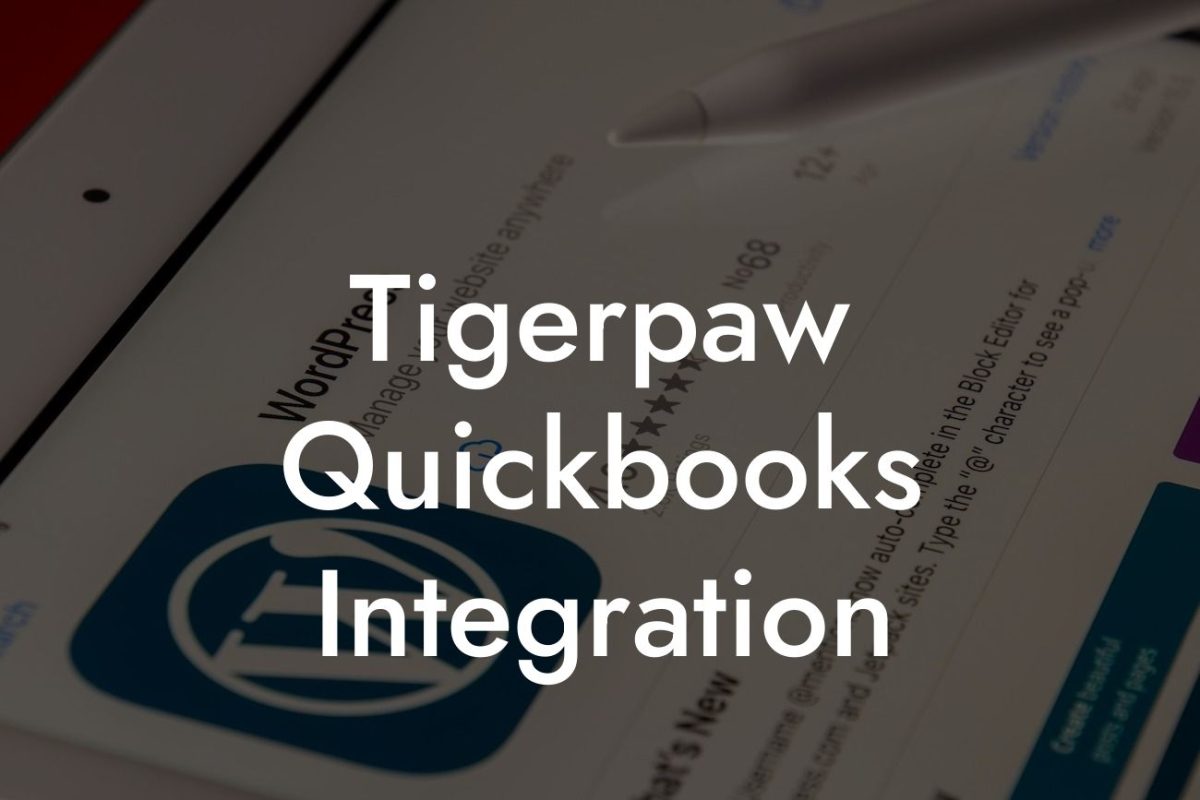 Tigerpaw Quickbooks Integration