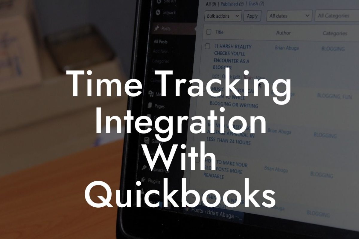 Time Tracking Integration With Quickbooks