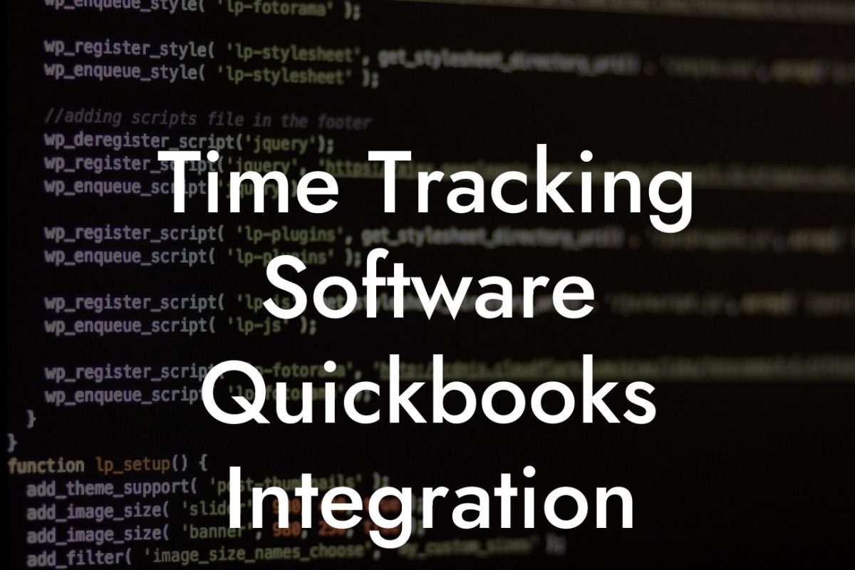 Time Tracking Software Quickbooks Integration