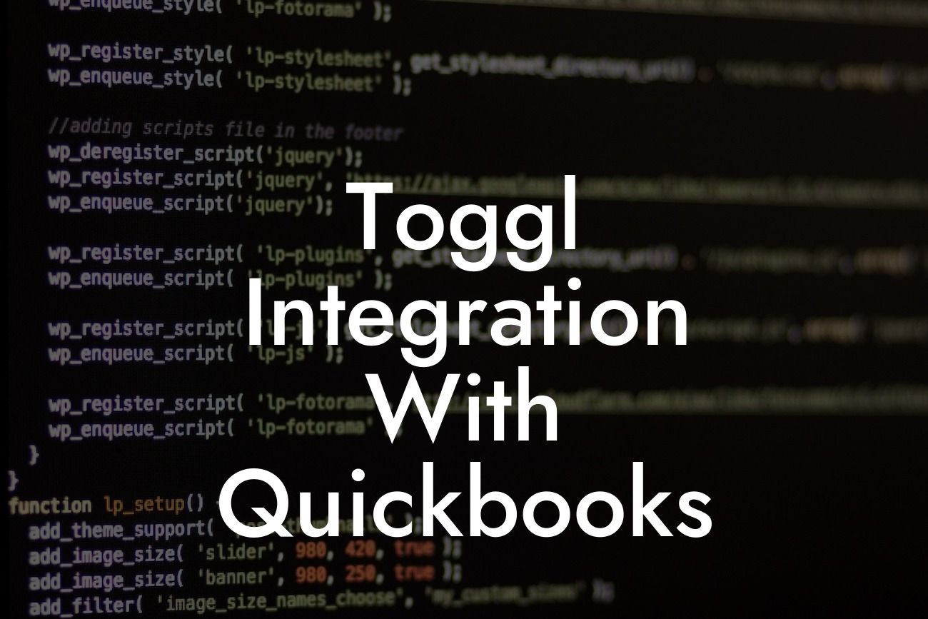 Toggl Integration With Quickbooks