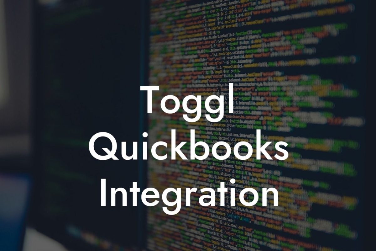 Toggl Quickbooks Integration