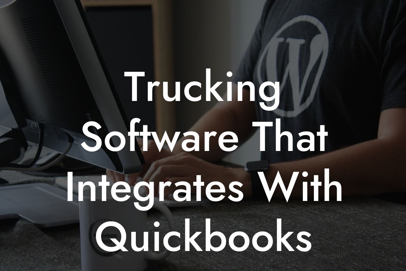 Trucking Software That Integrates With Quickbooks