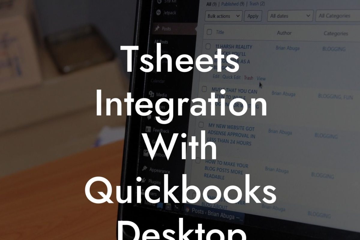 Tsheets Integration With Quickbooks Desktop