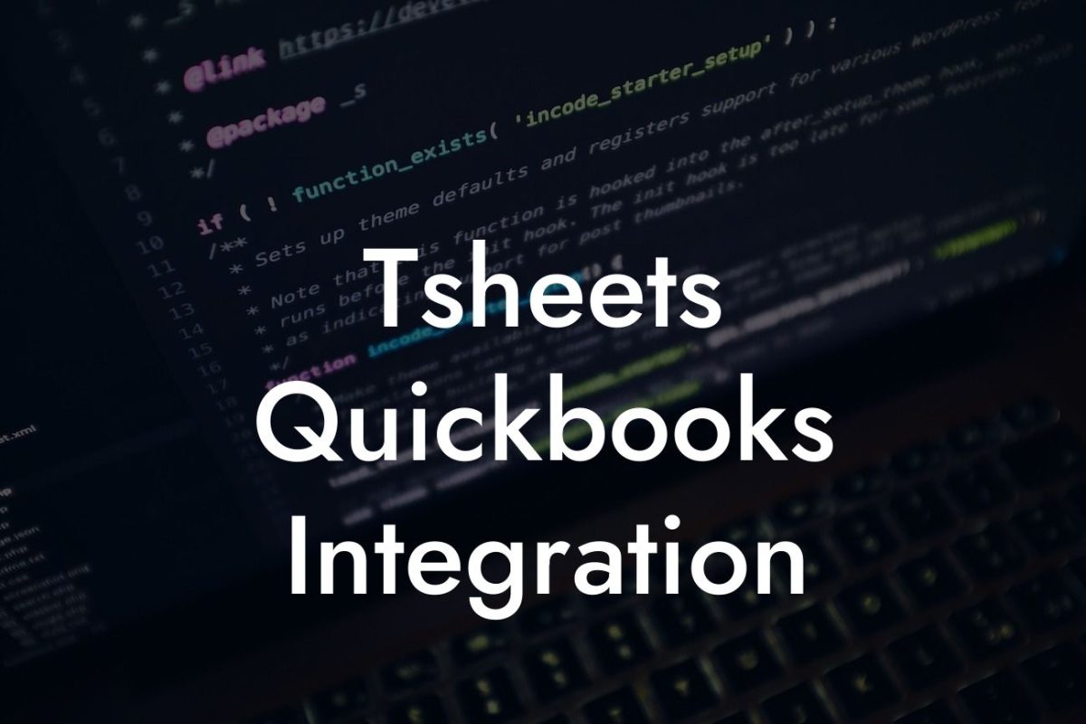 Tsheets Quickbooks Integration