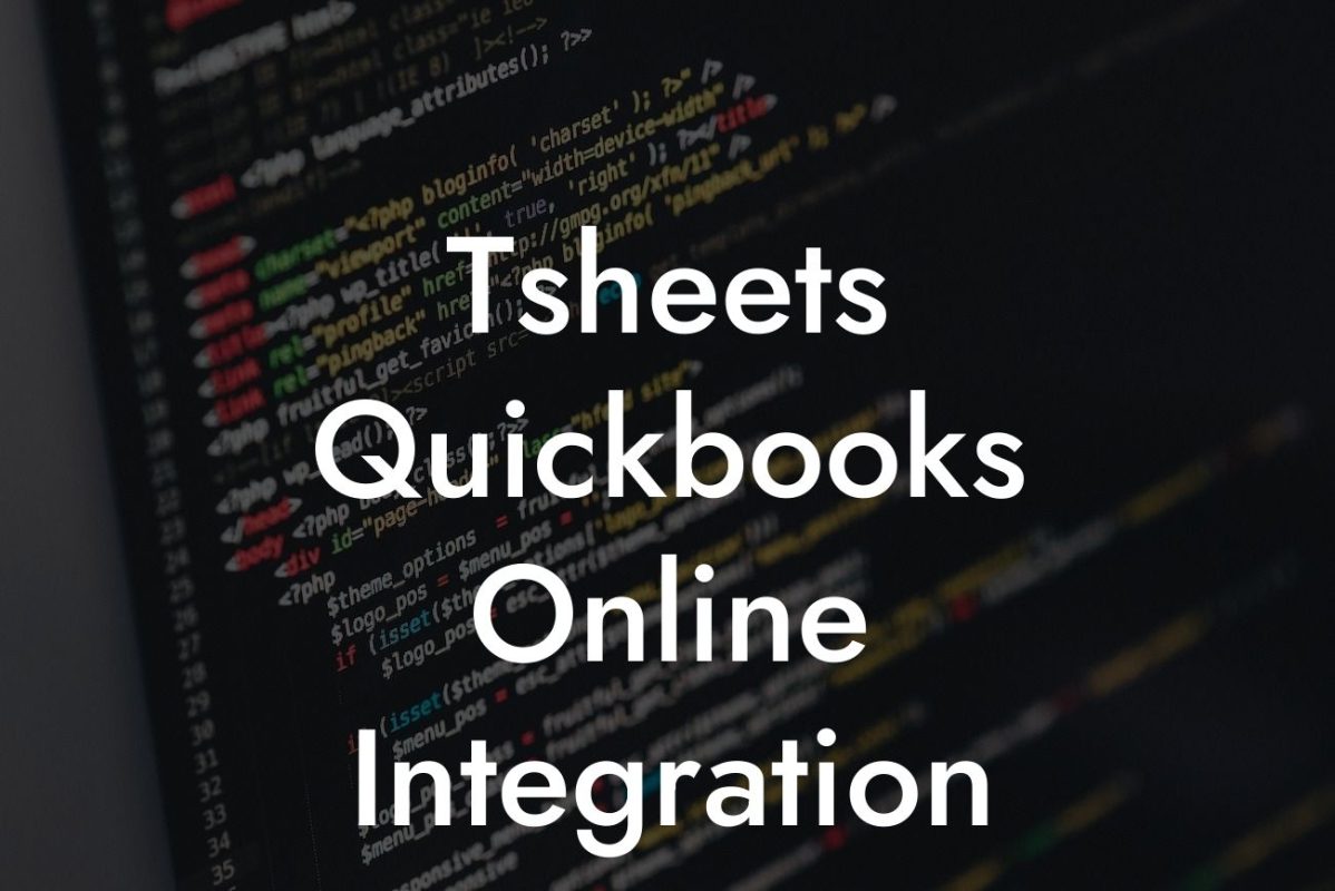 Tsheets Quickbooks Online Integration