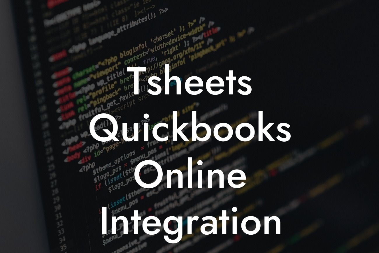 Tsheets Quickbooks Online Integration