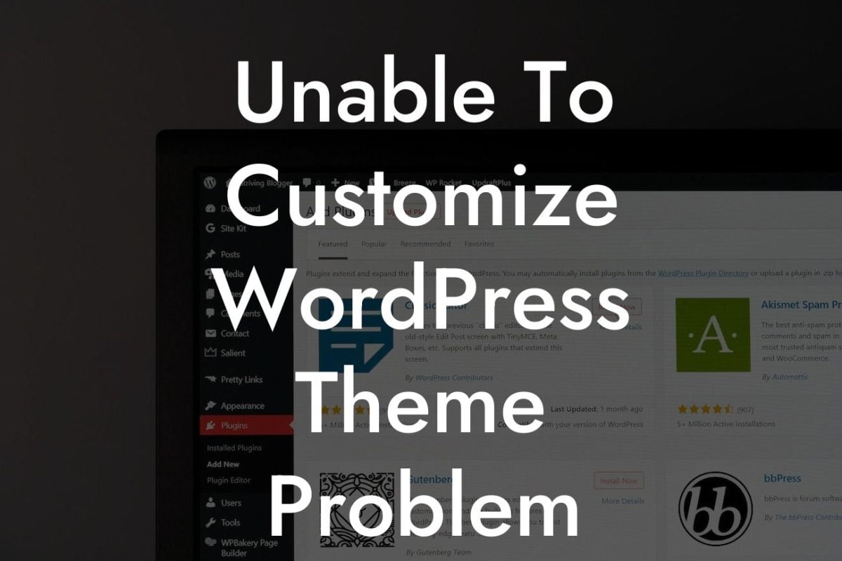 Unable To Customize WordPress Theme Problem Loading Script