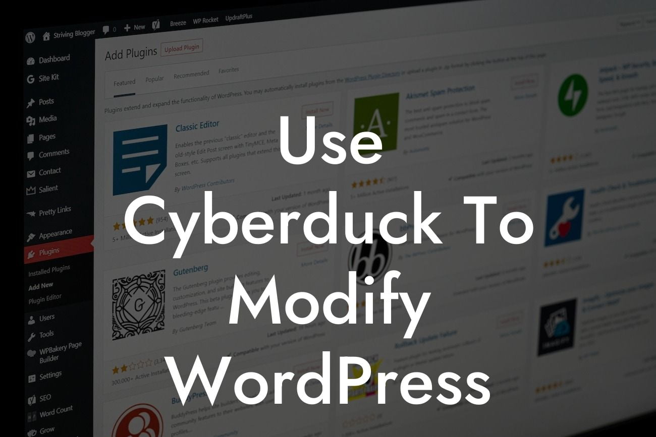 Use Cyberduck To Modify WordPress