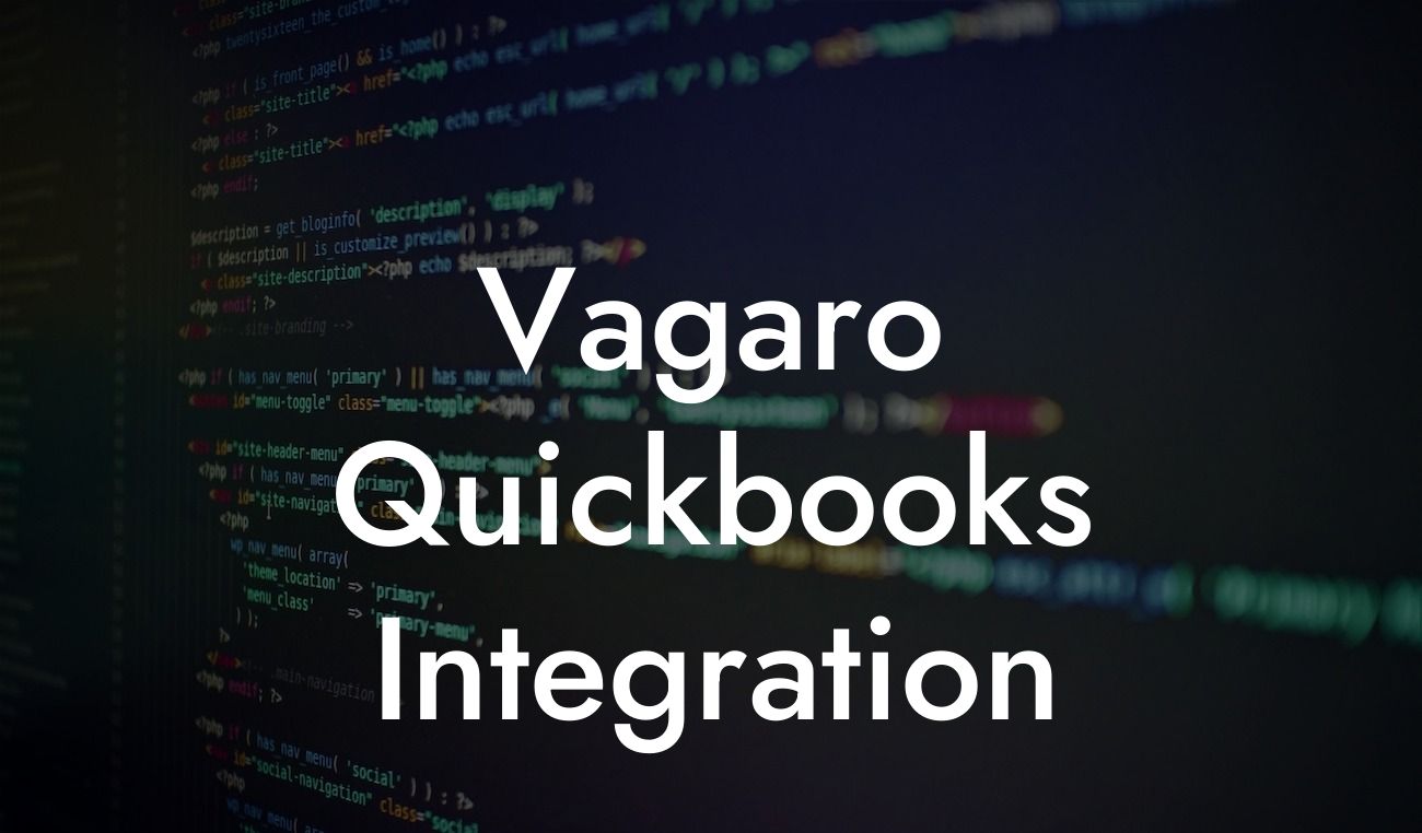 Vagaro Quickbooks Integration