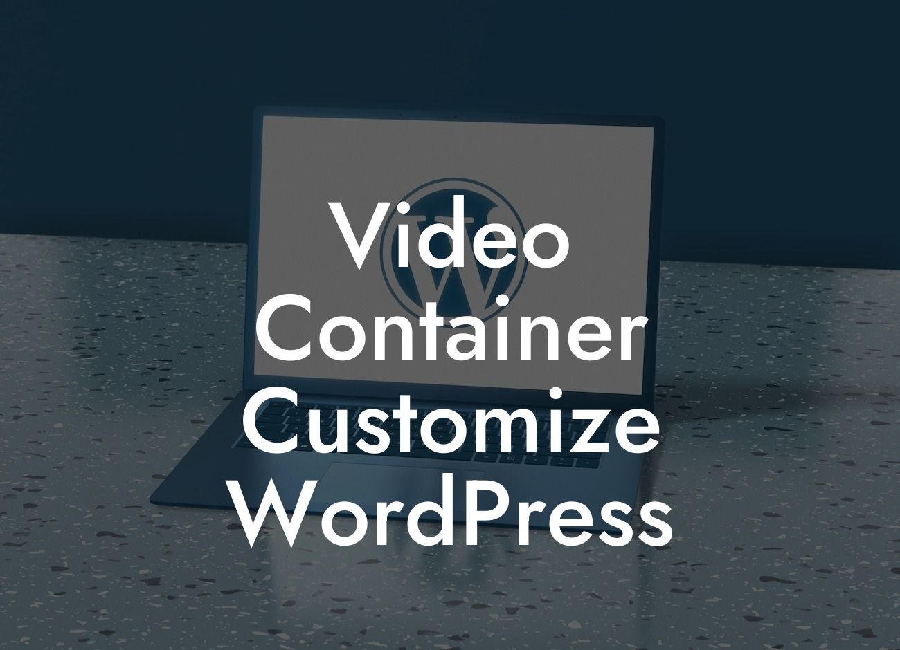 Video Container Customize WordPress