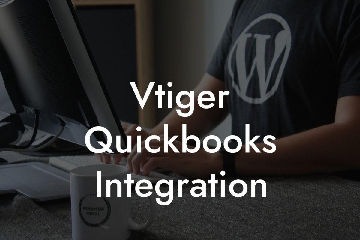 Vtiger Quickbooks Integration
