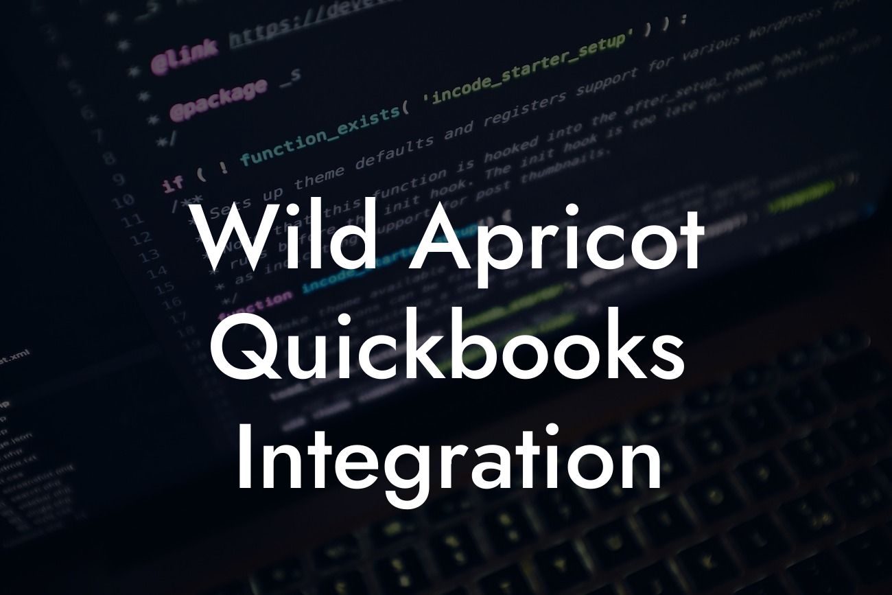 Wild Apricot Quickbooks Integration