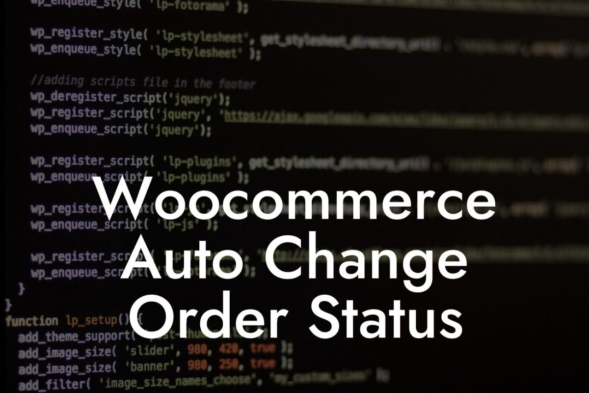 Woocommerce Auto Change Order Status