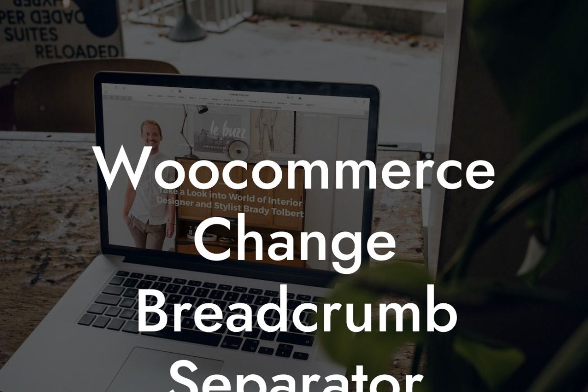 Woocommerce Change Breadcrumb Separator