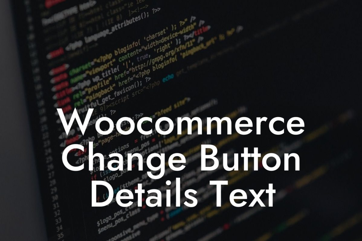 Woocommerce Change Button Details Text