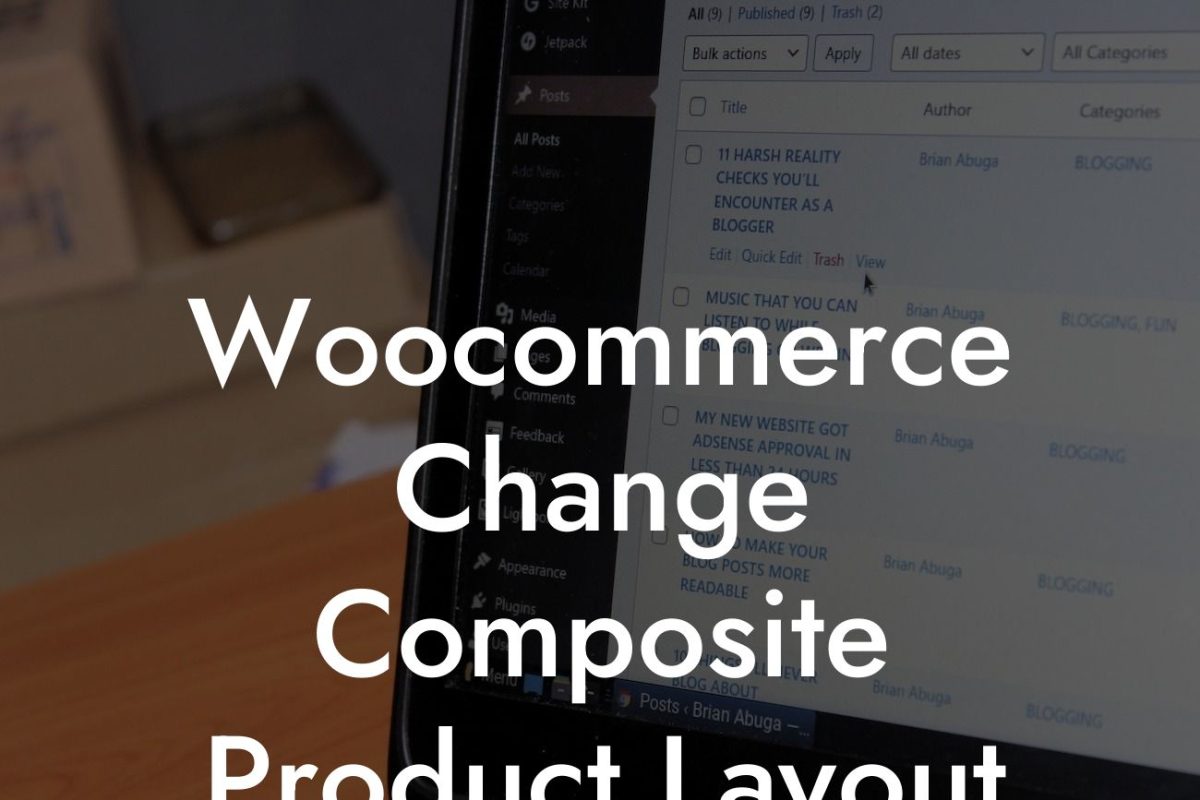 Woocommerce Change Composite Product Layout