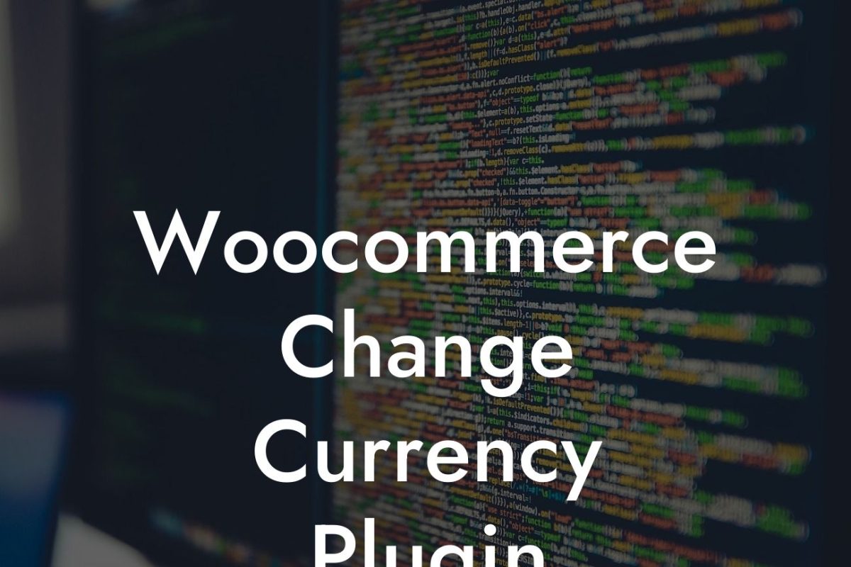 Woocommerce Change Currency Plugin
