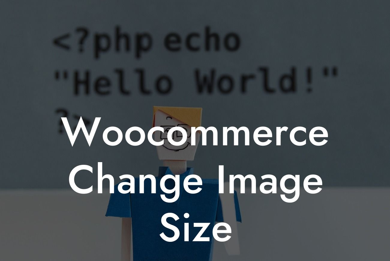 Woocommerce Change Image Size