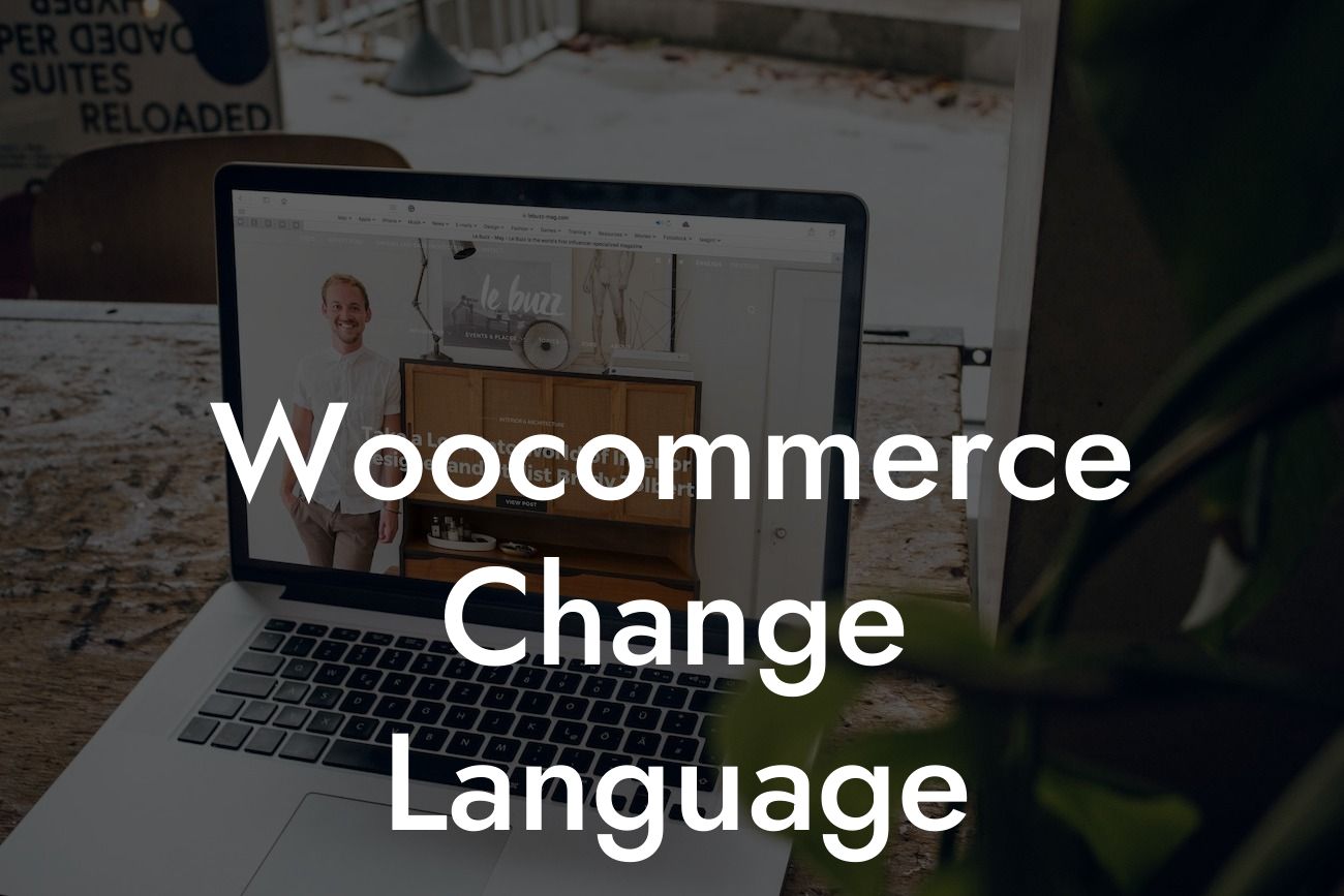 Woocommerce Change Language