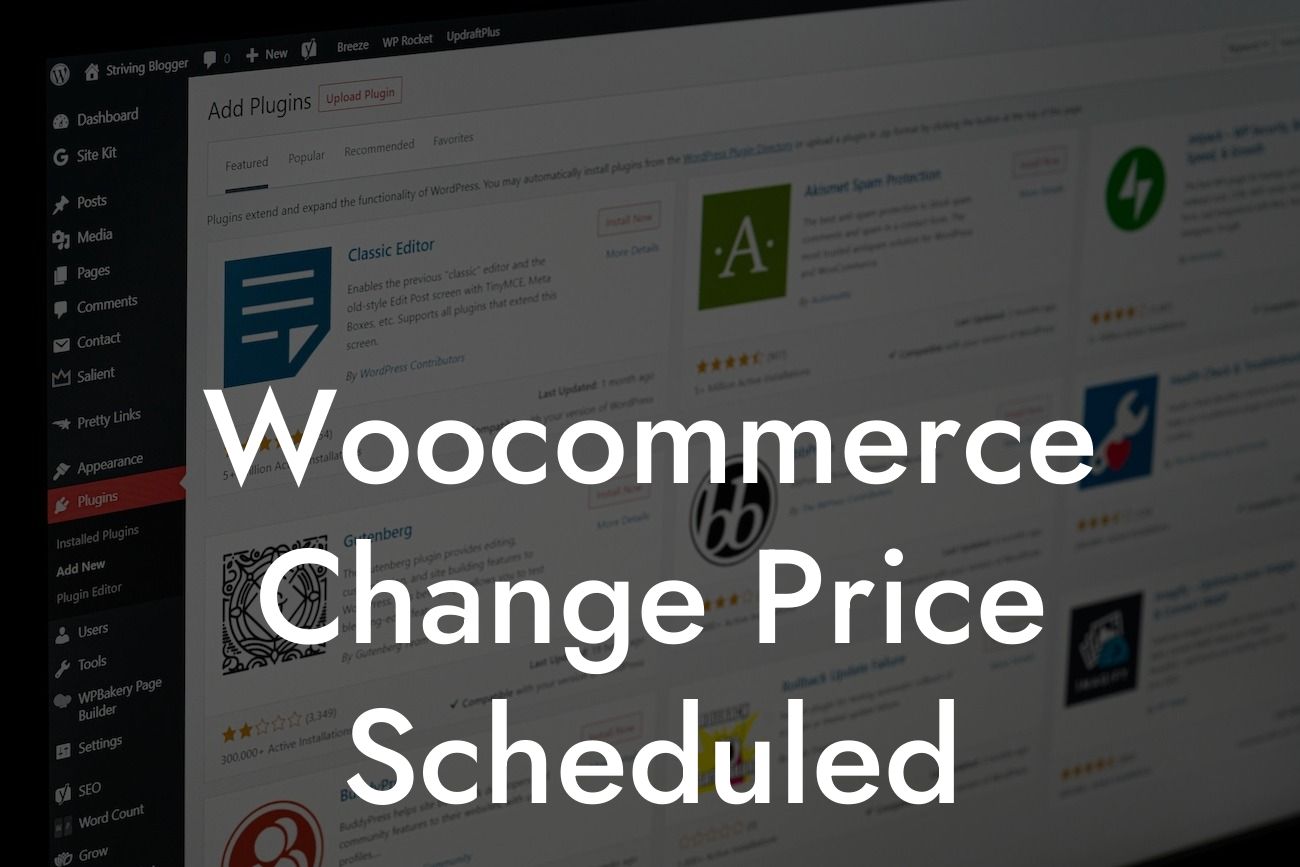 Woocommerce Change Price Scheduled